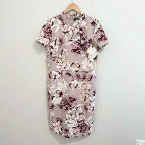 Leslie Fay Pink Floral Dress